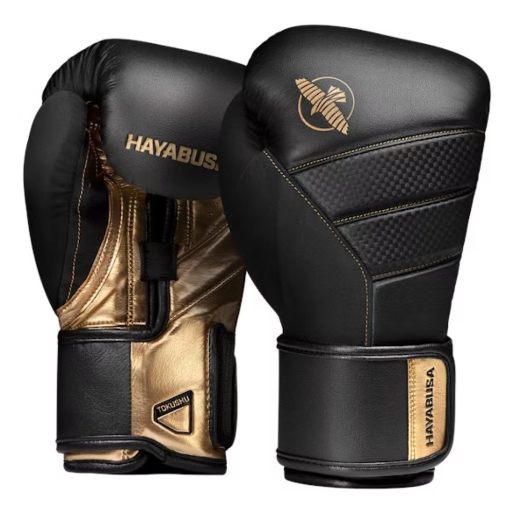 Hayabusa T3 Boxing Gloves Black & Gold 12 oz